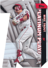Load image into Gallery viewer, 2021 Topps Series 1 Baseball PLATINUM PLAYERS Die Cut Inserts ~ Pick your card
