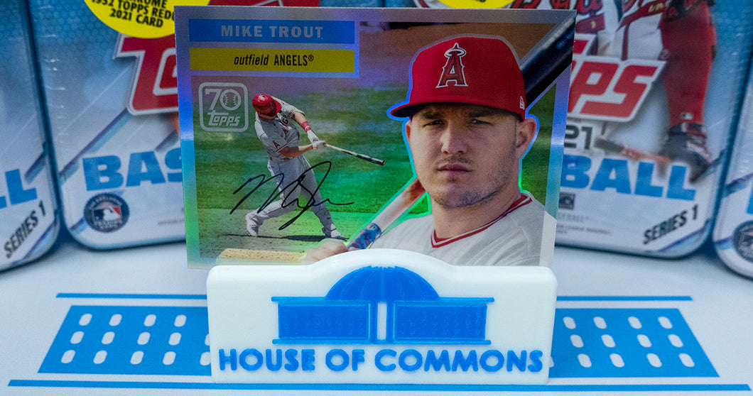 MIKE TROUT 2021 Topps Series 1 - 70 Years of Topps CHROME ~ Rare
