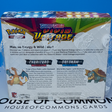 Load image into Gallery viewer, Pokemon TCG Vivid Voltage Charizard &amp; Drednaw Theme Deck Sealed Case ~ 8 Boxes

