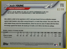 Load image into Gallery viewer, ALEX YOUNG 2020 Topps Chrome Ben Baller GREEN REFRACTOR /99 Parallel
