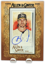 Load image into Gallery viewer, BARRY ZITO 2020 Allen &amp; Ginter MINI AUTO ~ Oakland A&#39;s
